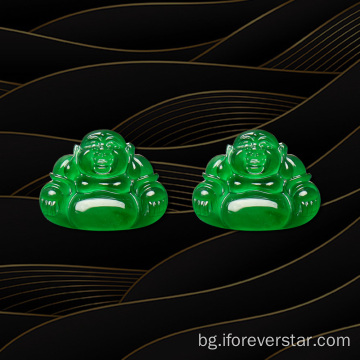 Сертифициран от висулка Jadeite Buddha